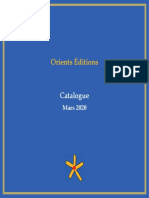 Orients catalogue mars 2020 