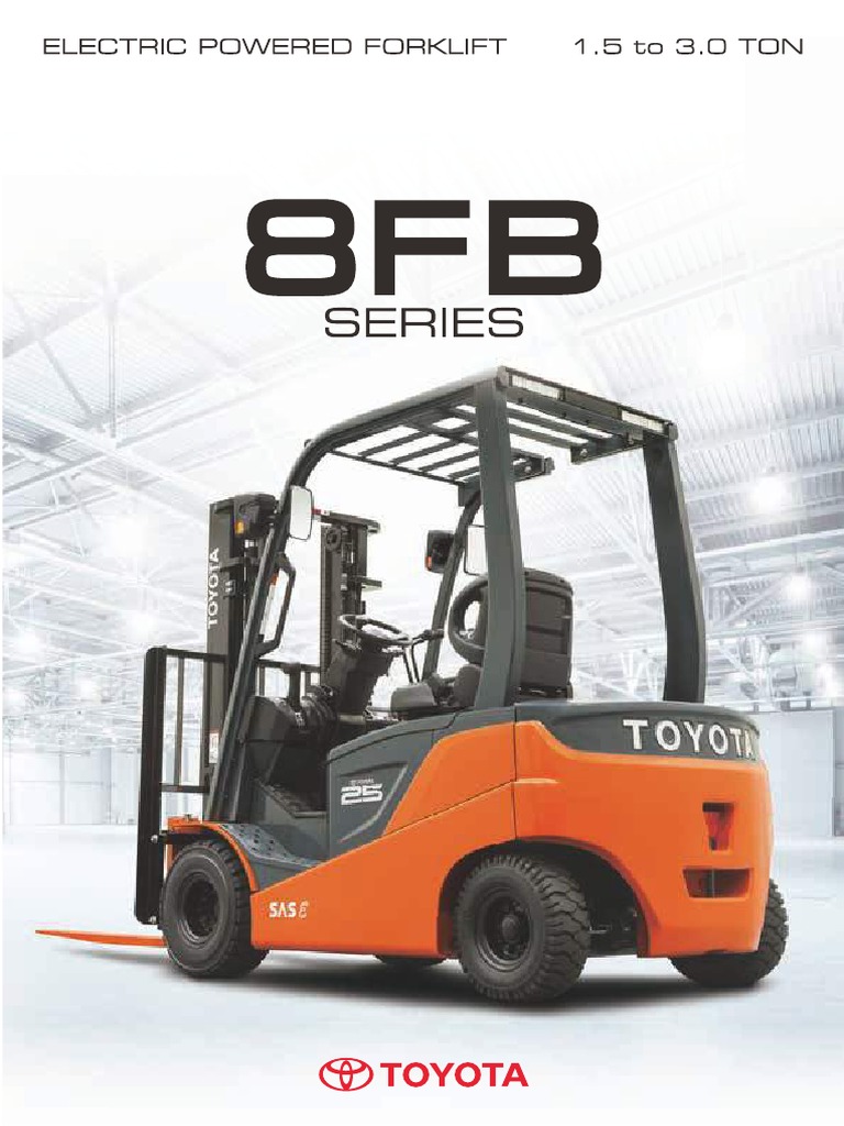 Toyota 8FB | PDF | Elevator | Forklift