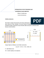 Design Optimization of Post-Tensioned SL