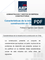 PRIMERA CLASE Caracteristicas de Las Empreas Constructoras en Chile