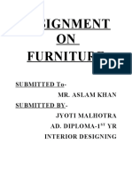 Assignment ON Furniture