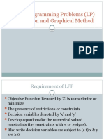 Linear Programming Problems (LP) Graphical Method