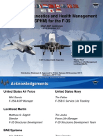 Structural Prognostics and Health Management (SPHM) For The F-35