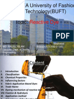 Reactive Dye Mechanism and Properties