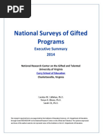 2014 Survey of GT Programs Exec Summ