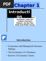 Introducti On: Managerial Economics: Economic Tools For Today's Decision Makers, 4/e by Paul Keat and Philip Young