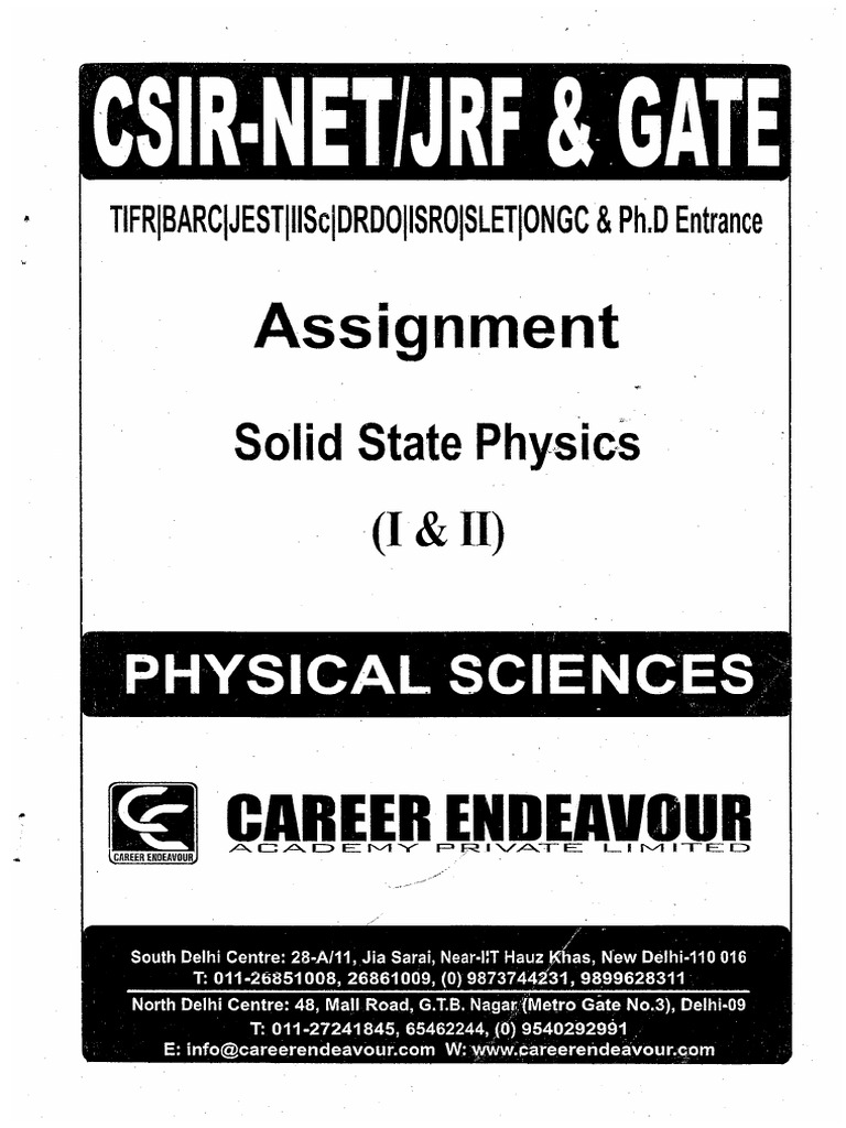 Solid State Physics PDF | PDF