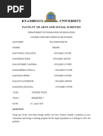 Kyambogo University: Faculty of Arts and Social Sciences