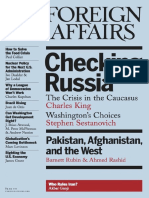 The Five-Day War - Managing Moscow After The Georgia Crisis - Charles King (2008)