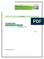 User Manual For Deo: Document Name
