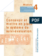 Concevoir Et Mettre en Place Le Systeme de Suivi Evaluation PDF