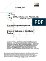 Shortcut Methodsofdistillation Design PDF