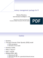 R Package for Inventory Control and Supply Chain Modeling