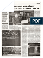 Teorodo Hampe Martínez: Historia Del Historiador