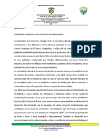 Diagnostico Comité de Convivencia Escolar Ied Jose de La Paz