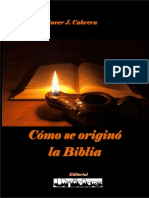 LIBRO - Cómo se origino la Biblia - LINVER CABRERA.pdf