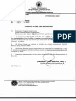 DM 062 S 2020 Conduct of The Phil-Iri Posttest PDF