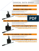 Technical Data Sheet: 25cm Single Acting Handpump Assemblies