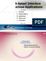 05 - High Speed Interface Various Applications - LG전자 - 홍국태 발표자료 - HS Interface - V10