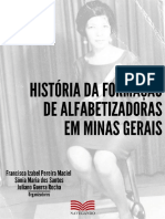 Livro História da formação de alfabetizadoras em Minas Gerais