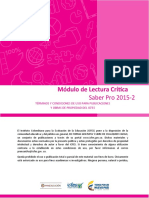 Modulo de Lectura Critica