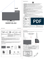 Instruction Manual: E48W13A-AU