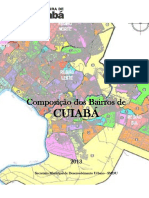 Composição dos Bairros de Cuiabá 2013