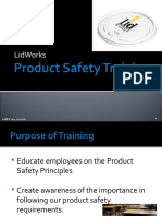 208B-F-002 Product Safety GMP Training