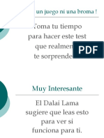 ¡ No Es Un Juego Ni Una Broma !: Toma Tu Tiempo para Hacer Este Test Que Realmente Te Sorprenderá