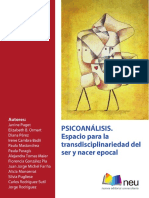 Psicoanálisis. Espacio para La Transdisciplinariedad Del Ser y Nacer Epocal PDF