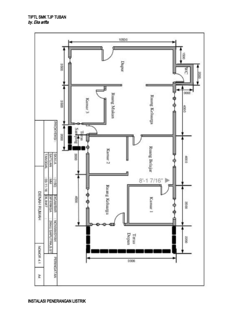 Gambar Denah Rumah | PDF
