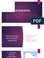 Conformación Territorial Argentina