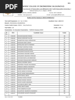 ME353 TM-ISE-I Marks