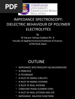 IMPEDANCE SPECTROSCOPY DIELECTRIC BEHAVIOUR OF POLYMER ELECTROLYTES_3452441_corr.ppt