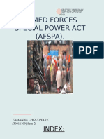 Armed Forces Special Power Act (AFSPA) .: Index
