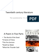 Twentieth Century Literature: The Wasteland by T. S. Eliot