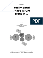 Rudimental Snare Duet