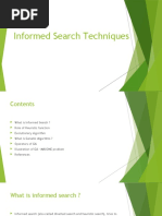 Informed Search Techniques 2