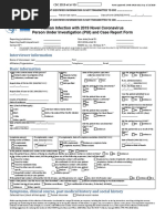 Cdc Covid-19 Report Form