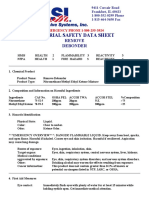 Material Safety Data Sheet: Remove Debonder