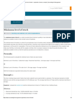 Minimum Level of Stock - Explanation, Formula, Example _ Accounting for Management