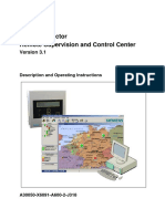 Power Inspector Remote Supervision and Control Center: Description and Operating Instructions