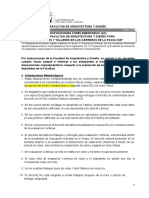 3.0 Disposiciones Complementarias de La Facultad de Arquitectura - Todas Las Sedes PDF