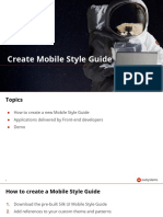 2. Create Mobile Style Guide