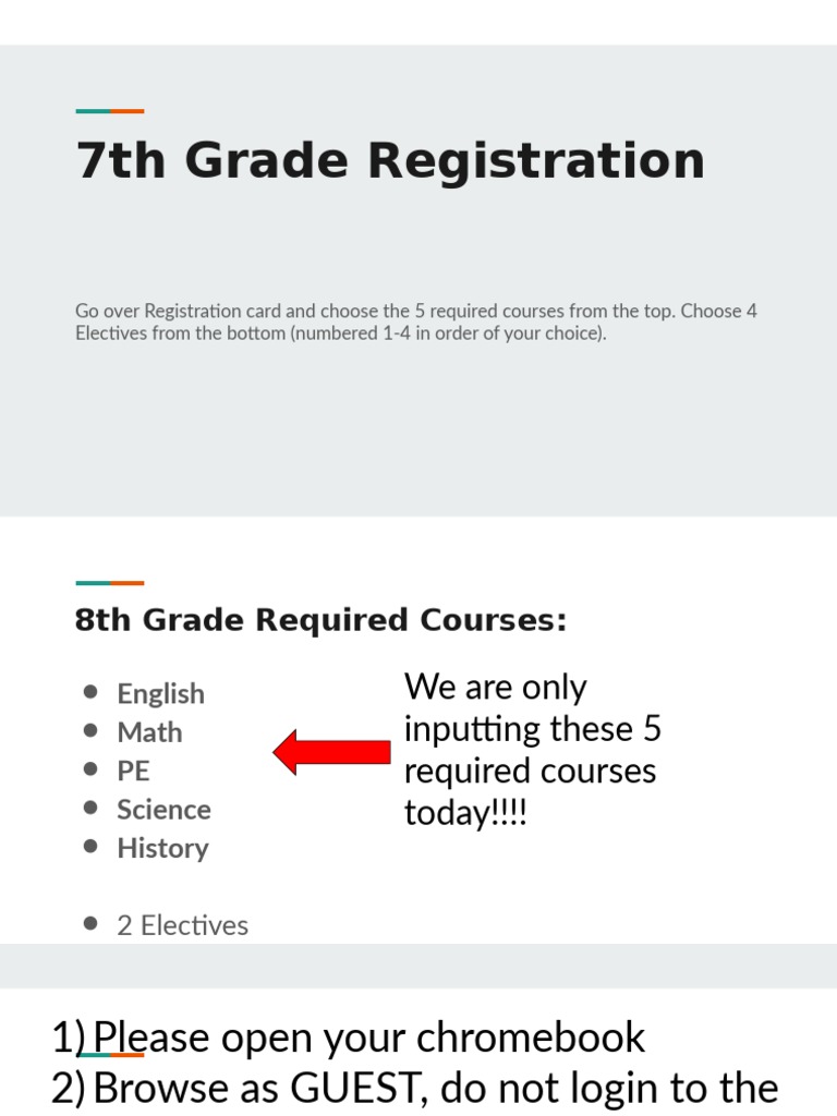2019-2020 7th Grade Registration - Course Selections | PDF | Sports ...