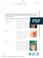 Modulo 3, P. Auxilios, Cruz Roja PDF