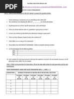 Natural Selection Virtual Lab PDF