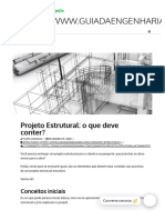 Projeto Estrutural - o Que Deve Conter - Guia Da Engenharia PDF