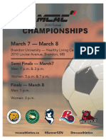 2020 MCAC Futsal Championship Program