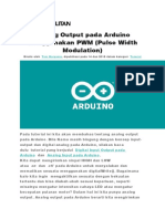 Analog Output Pada Arduino Menggunakan PWM (Pulse Width Modulation)